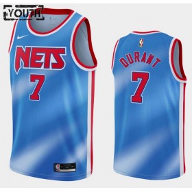 Barn Brooklyn Nets Tröja Kevin Durant 7 2020-2021 Nike Hardwood Classics Swingman